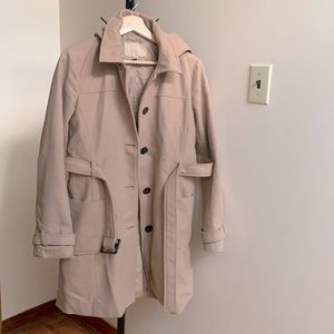 Banana republic tan wool coat
